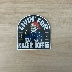Dutch Bros Black and Blue Coffee Sticker
